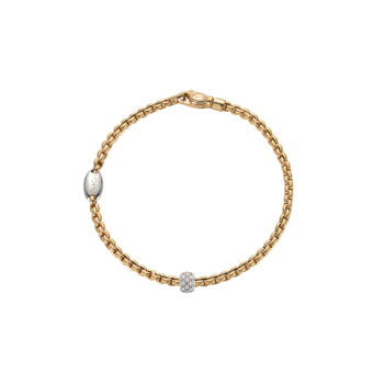 Fope Eka Tiny Bracelet with diamonds