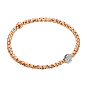 Fope Eka Tiny Bracelet with diamonds