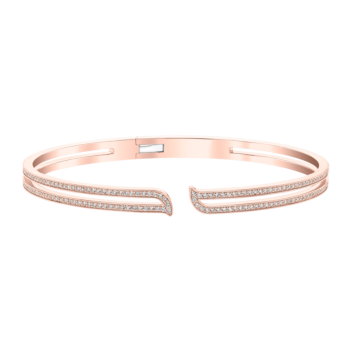 Alif Rose Gold Diamond Bangle