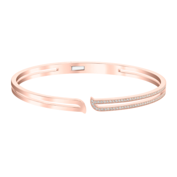 Alif Rose Gold Diamond Bangle