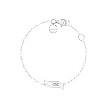 Alif Brilliance 18k White Gold and Diamond Bracelet