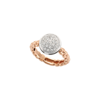 Fope Eka Tiny Ring with diamonds