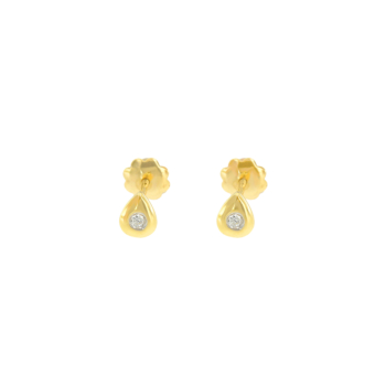 Ara 18K Yellow Gold Diamond Earrings