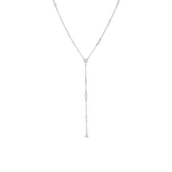 Fireworks Sparkler Diamond Necklace in 18K White Gold