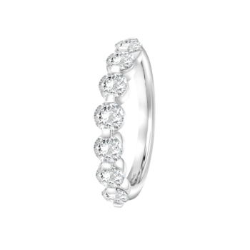 Gaia Eternity 1.4 Carat Lab-Grown Diamond Half Band 18K White Gold