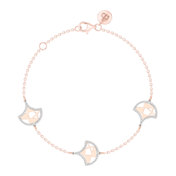 Jal Crystal Clear Water 18K Rose Gold Pracelet 