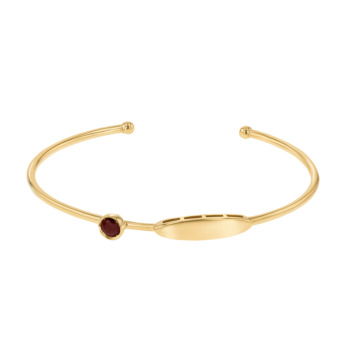 Children's Jewellery Ara Garnet January Birthstone Bangle     