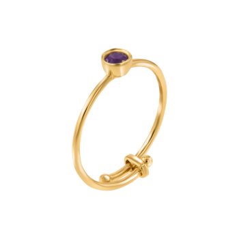 Children's Jewellery Ara Amethyst February Birthstone Ring        