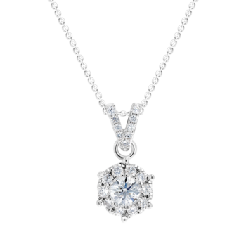 OneSixEight Diamond Pendant-Chain