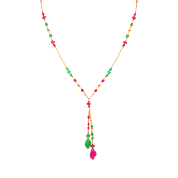 Rangoli Twist 22k Yellow Gold Gleam of Joy Necklace