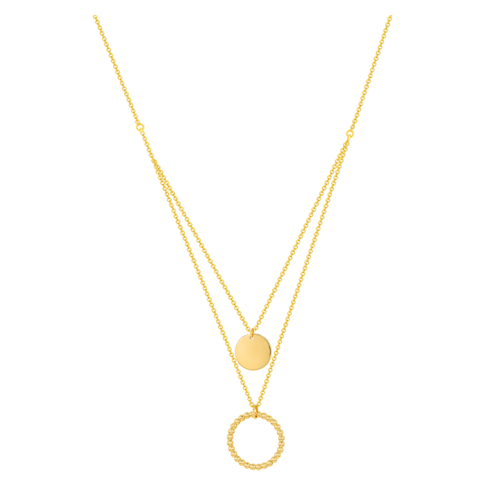 Galeria Perla 18k Yellow Gold Necklace