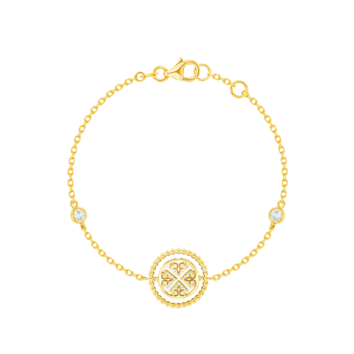 Damascus Rope Bracelet 18K Gold – ZNZ Jewelry Affordagold