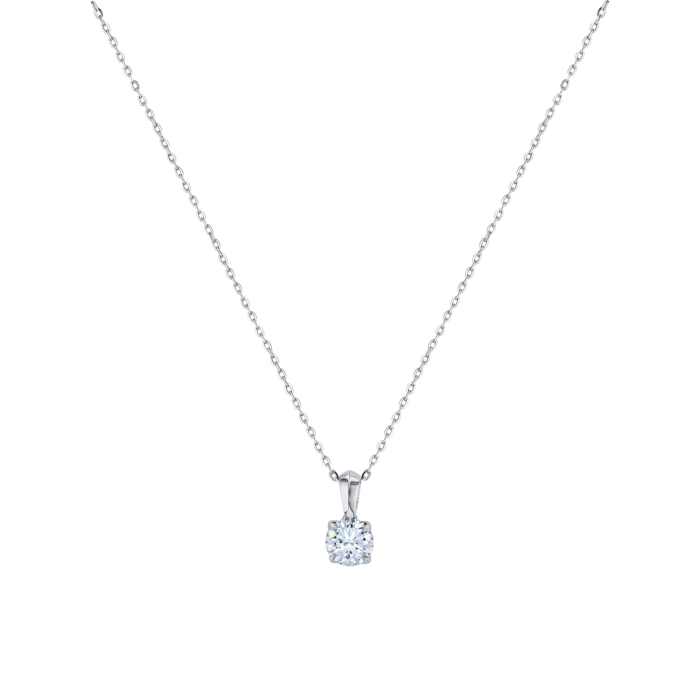 1 Carat Lab Grown Pear Shaped Diamond Necklace-FDPD8469PE-1CT #shorts -  YouTube