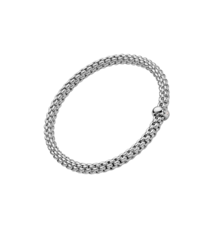 FOPE  SOLO FLEX'IT BRACELET WITH A WHITE DIAMOND