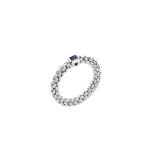 FOPE  SOULS FLEX'IT RING WITH A BLUE SAPPHIRE