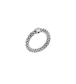 FOPE  SOULS FLEX'IT RING WITH A WHITE DIAMOND