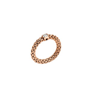 FOPE  SOULS FLEX'IT RING WITH A WHITE DIAMOND