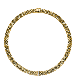 FOPE  PANORAMA NECKLACE WITH DIAMONDS