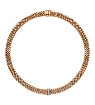 FOPE  PANORAMA NECKLACE WITH DIAMONDS