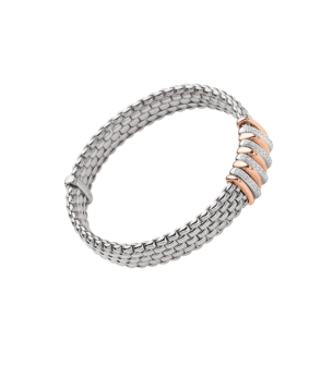 FOPE  PANORAMA FLEX'IT BRACELET WITH DIAMONDS