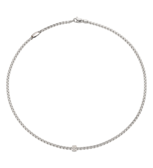FOPE  EKA NECKLACE WITH DIAMOND PAVE'