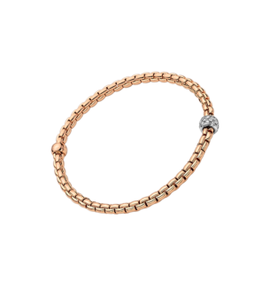 FOPE  EKA FLEX'IT BRACELET WITH DIAMOND PAVE'
