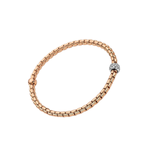 FOPE  EKA FLEX'IT BRACELET WITH DIAMOND PAVE'