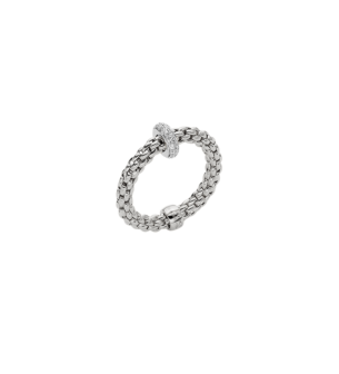 FOPE  PRIMA FLEX'IT RING WITH DIAMONDS