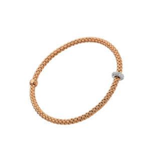 FOPE  PRIMA FLEX'IT BRACELET WITH DIAMONDS