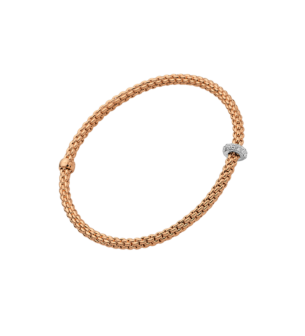 FOPE  PRIMA FLEX'IT BRACELET WITH DIAMONDS