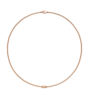 FOPE  ARIA NECKLACE WITH A WHITE DIAMOND