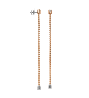 FOPE  EKA PENDANT EARRINGS WITH DIAMONDS