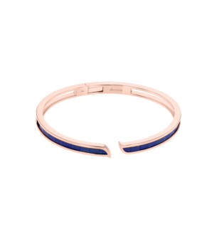 Alif Mosaic Lapis Lazuli Bangle In 18K Rose Gold