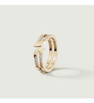 Alif Pave 18k Yellow Gold Diamond Ring