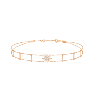 Djula Diamond Sun Choker in 18K Gold