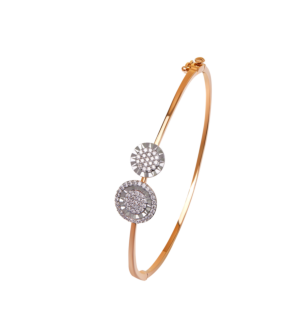 Ananya Diamond Bangle in 18K Gold