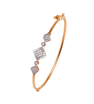 Ananya Diamond Bangle in 18K Gold