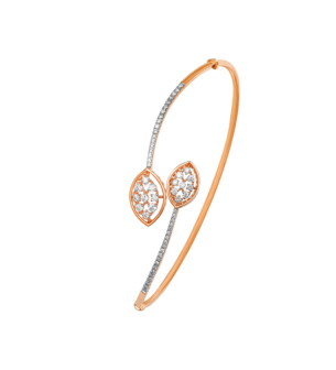 Ananya Diamond Bangle in 18K Gold