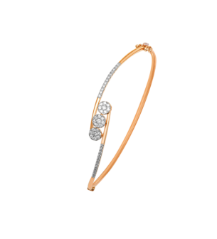 Ananya Diamond Bangle in 18K Gold