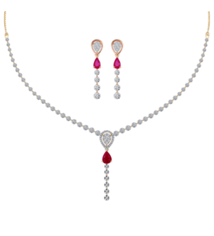 Ananya Necklace with Earrings