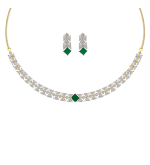 Ananya Necklace with Earrings