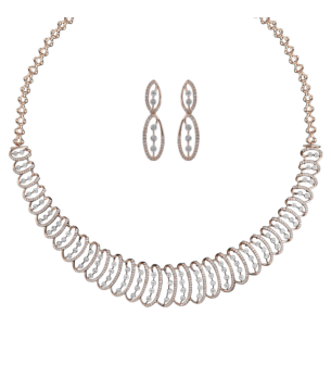 Ananya Necklace with Earrings