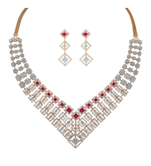 Ananya Necklace with Earrings