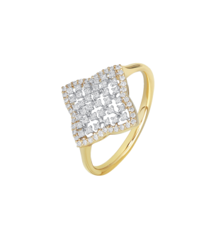 Ananya 18K Gold Diamond Ring