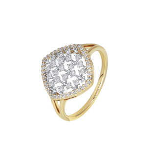 Ananya 18K Gold Diamond Ring