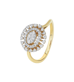 Ananya 18K Gold Diamond Ring