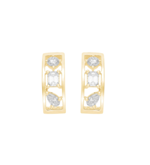 Aerial 18k Yellow Gold Earrings