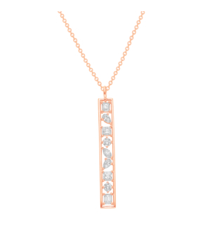 Aerial 18k Rose Gold Pendant-Chain