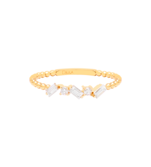 Djula Diamond Multi baguette Ring in 18K Gold