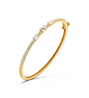 Gaia Luxe 1 Carat Lab Grown Diamond Bracelet in 18k Yellow Gold